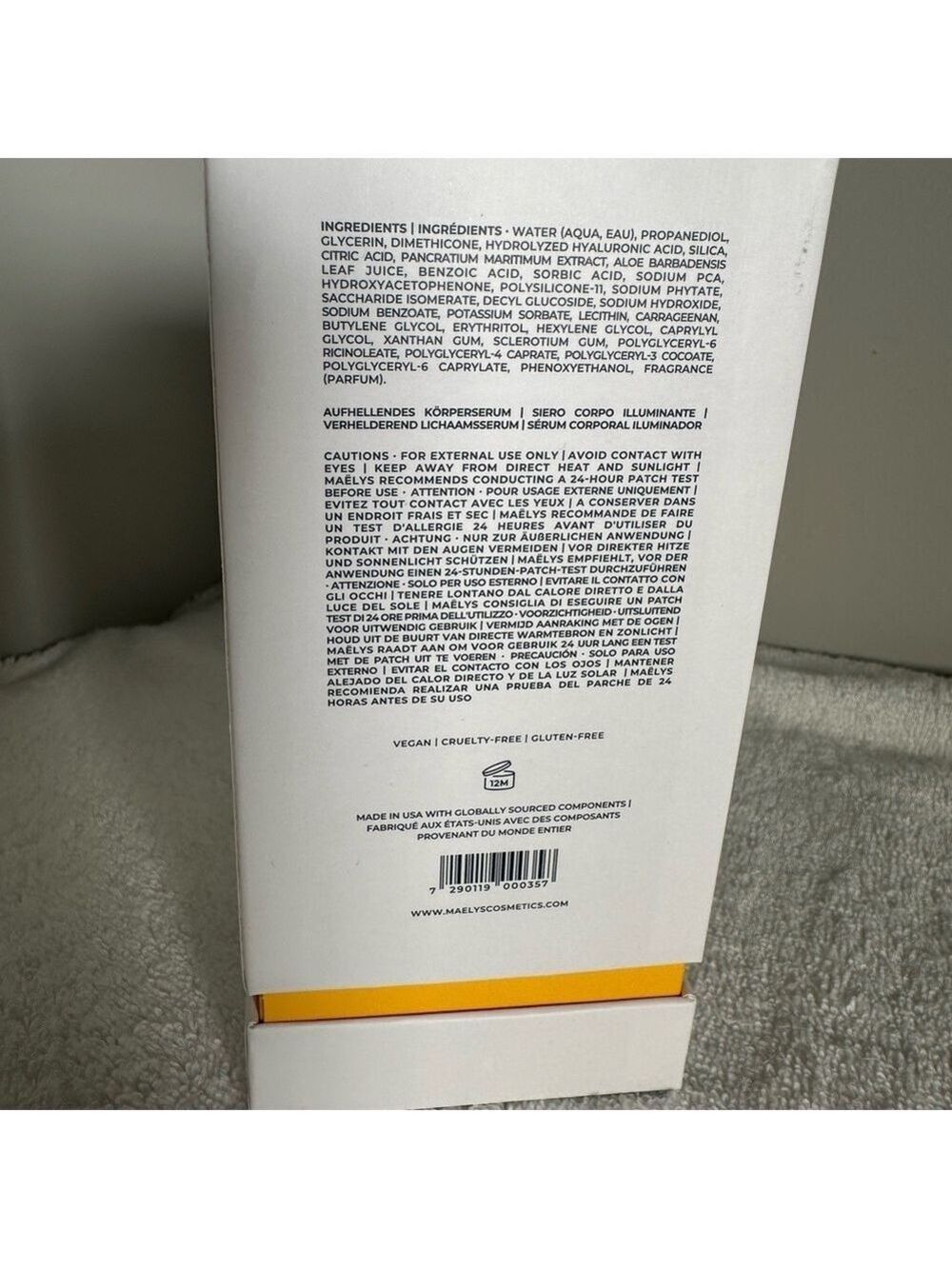 Maelys Re-Shine Illuminating Body Serum - Picture 3 of 4